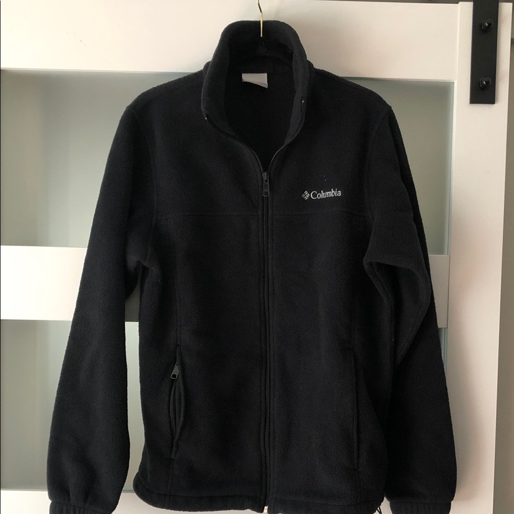 Columbia Black Full-Zip Fleece Jacket